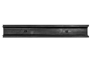 Комплект: Лоток Европартнер 60 мм с пластиковыми решетками черными Ромбы 1 метр 5